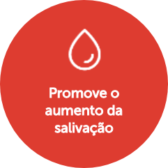 Promove o aumento da salivação